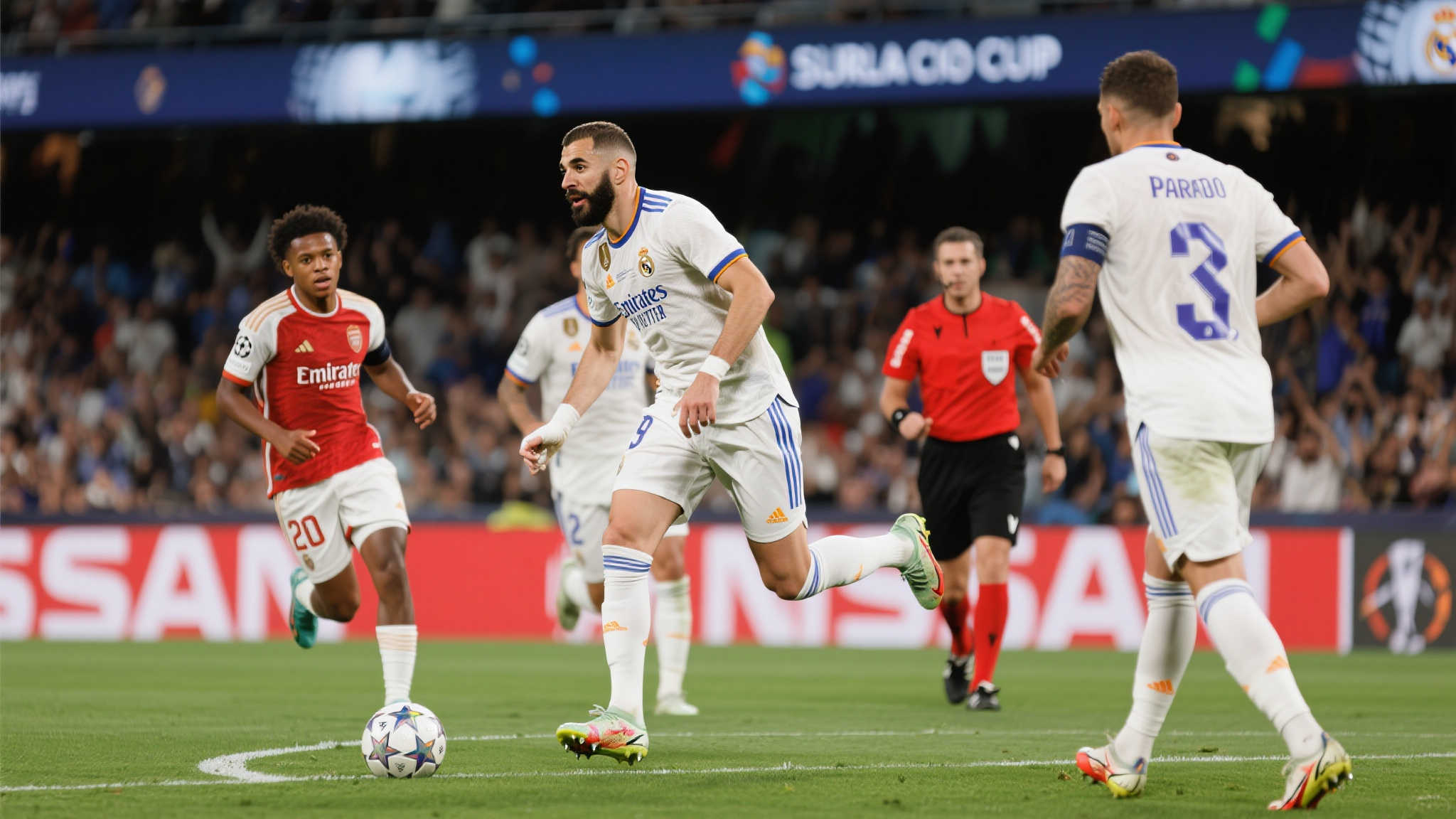 皇马十人应战3-1力克帕丘卡，贝林居勒尔建功阿森西奥染红