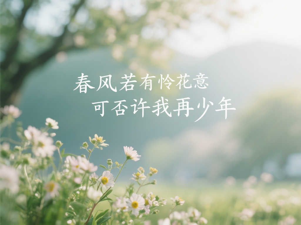 【早报】春风若解惜花情，愿赐我重回少年时